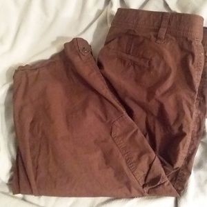 Laura Scott Capris Brown Women's size 12, used